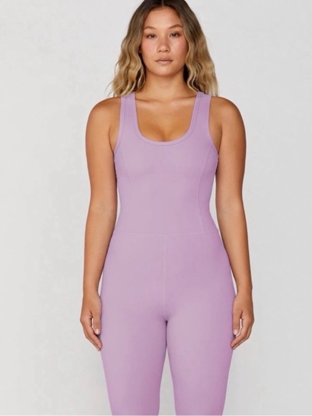 SET ACTIVE Lilac Athleisure Jumpsuit